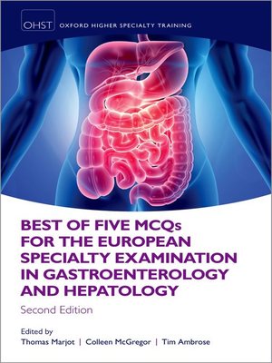 cover image of Best of Five MCQS for the European Specialty Examination in Gastroenterology and Hepatology